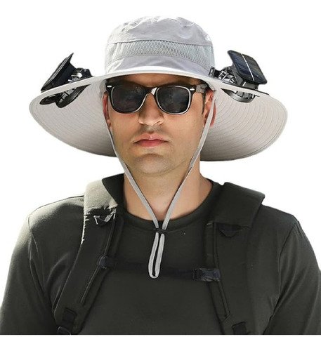 A Genérico Sombrero Con Ventilador Solar, Sombrero Para
