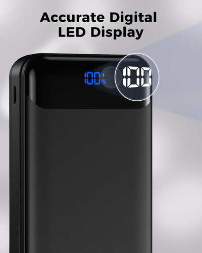Power Bank Enerwow 40000mah Pd 30w Qc 4.0 De Carga Rápida