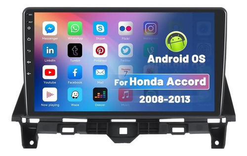 2008 - 2011 Honda Accord Radio Android 10 Car Estéreo