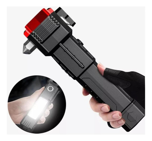 Linterna Táctica Recargable 4 En 1 Con Usb