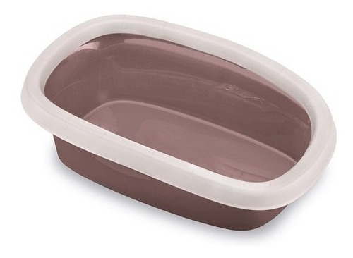 Imagen 3 de 5 de Arenero Para Gatos Con Borde 58 Cms X 39 X 17 Cms De Altura