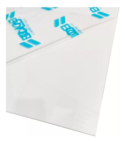 Chapa Placa Acrilico Branco Leitoso 60cm X 40cm 2mm