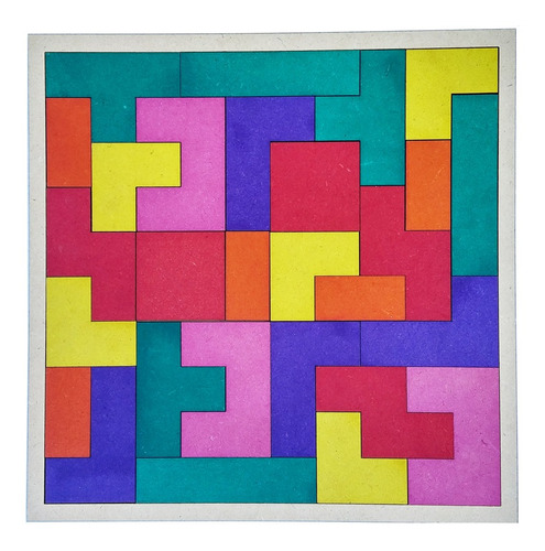 Tetris De Madera Pack Por 4 Unidades