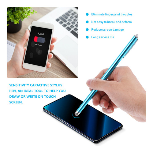 Lápiz Capacitivo Con Pantalla Táctil De 6 Piezas Con Puntas