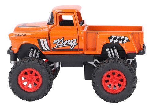Orange Alloy Truck High Simulation Sound, Colecionável