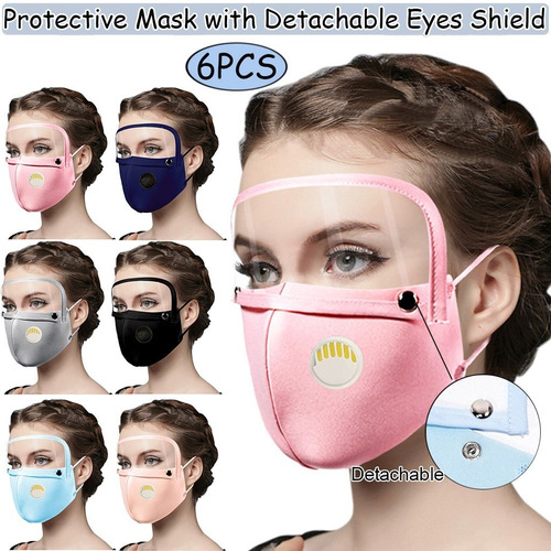 Máscara Protectora Con Respirador Y Protector De Ojos Desmon