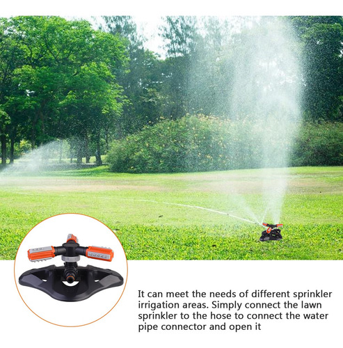 Imagem 3 de 8 de 6pcs Automatic 360 Graus Rotativo Jardim Aspersor Irrigati