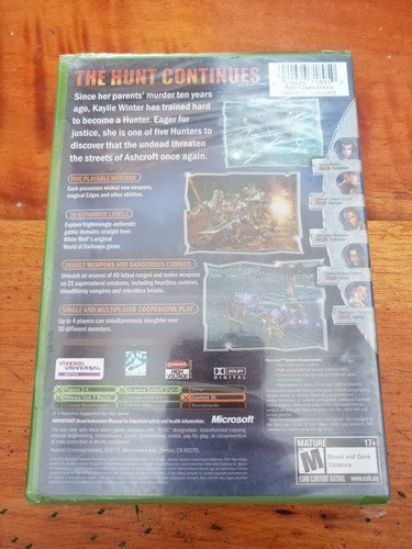 Hunter The Reckoning Redeemer Xbox Clásico (Reacondicionado)