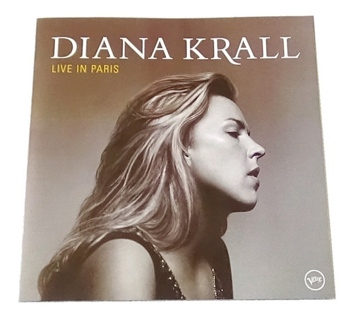 Diana Krall Live In Paris Cd Disco Compacto 2002 Universal