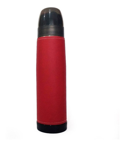 Termo Acero Inoxidable Lumilagro Luminox 1 L Liso Rojo