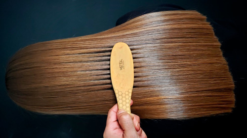Cepillo Antifrizz Miel De Madera Para Cabello