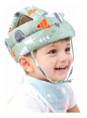 Casco Antigolpes De Seguridad Ajustable Para Bebés