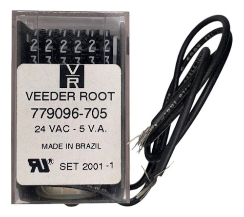 Contador Eletromecanico 6 Digitos Sem Reset Veeder-root