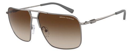 Lentes De Sol Ax2050s Marrón Oscuro Armani Exchange