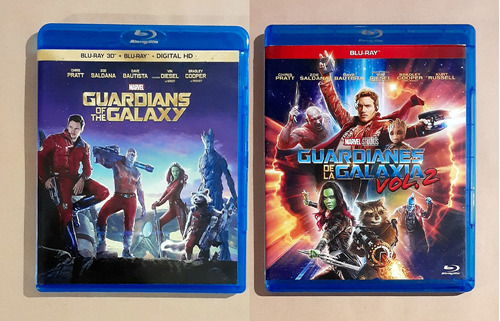 Guardians Of The Galaxy 1 + 2 - Blu-ray 3d + 2d Original