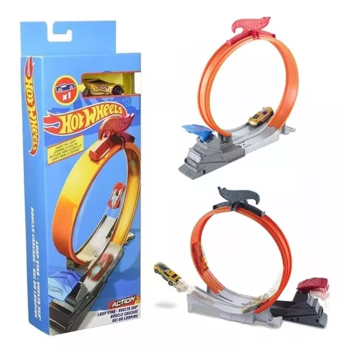 Pista hot wheels campeonato loop