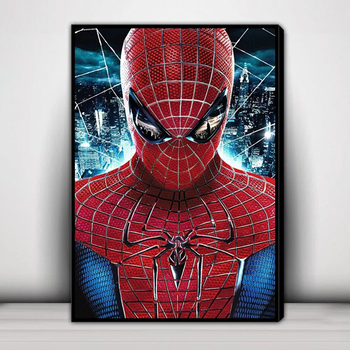 Pintura De Diamante Spiderman El Hombre Araña 40x60cm Qy