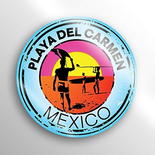 Paquete De 2 Calcomanías De Playa Del Carmen México, ...