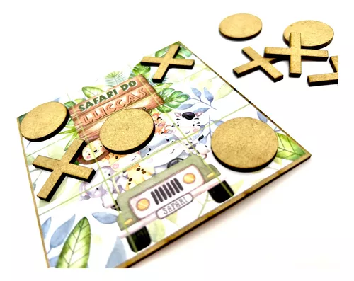 Lembrancinha Personalizada Jogo Da Memória Safari 10un