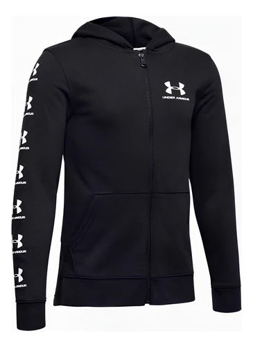 Chamarra  Under Armour Para Niño 1343277  Negro 