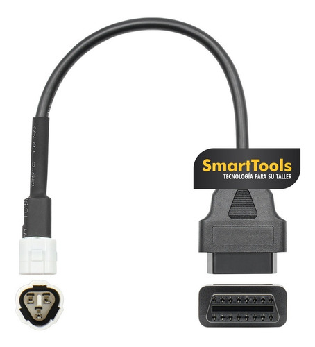 Imagen 2 de 5 de Adaptador Para Scanner Yamaha 3 Pin A Obd2