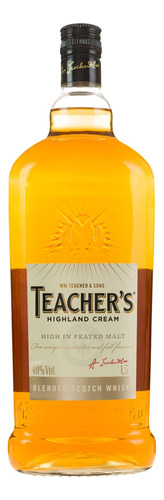 Teacher's Blended Highland Cream Brasil 1.5 L