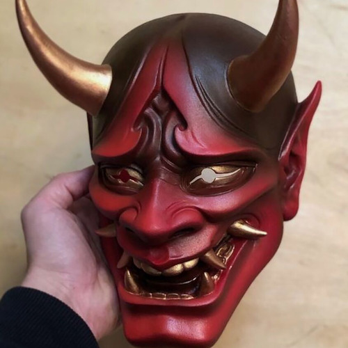 Disfraz De Horror Hannya, Máscara De Halloween Para Cosplay