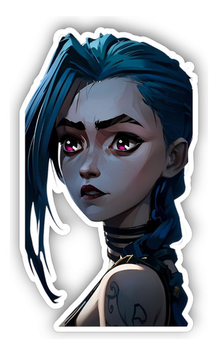 Sticker Jinx Arcane Powder Lol League Of Legends 53 Las X3