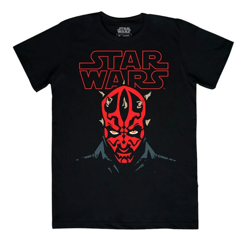 Playera Darth Maul Star Wars Máscara De Látex Unisex