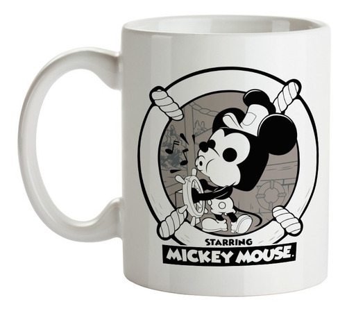 Taza Steamboat Willie  Mickey Mouse Tipo Pop