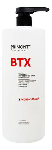 Primont Btx Acondicionador Reparador Procesados Teñidos 1lt