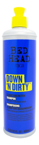 Tigi Bed Head Down N Dirty Shampoo Detox Cabello 400ml 6c