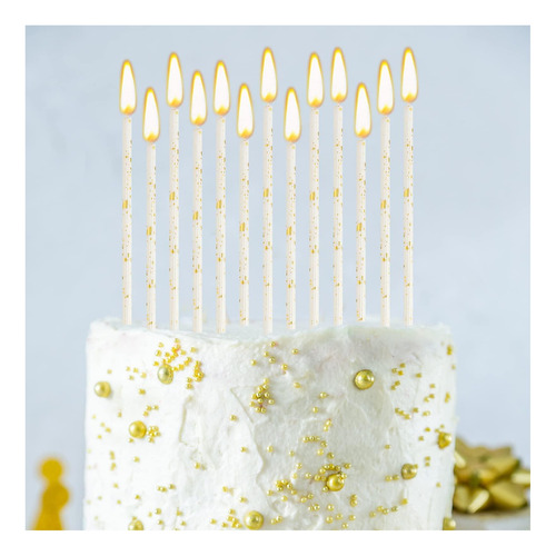Threlaco 24 Piezas Velas De Cumpleaños Para Pasteles Velas
