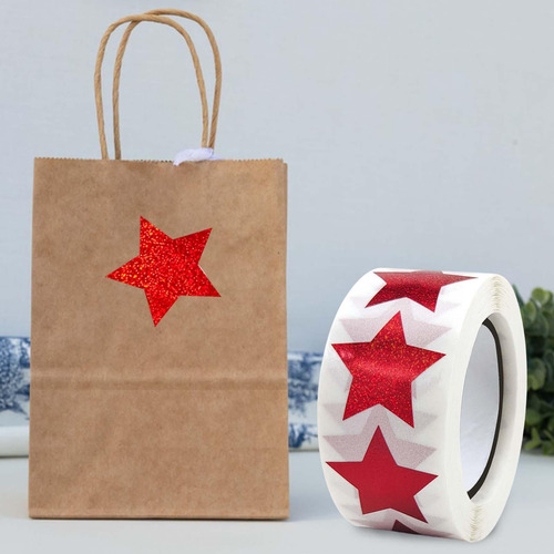 2 X 500x Pegatinas De Estrellas, Sellos De Sobres, Pegatinas