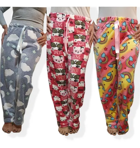 Pants Pijama Mujer Polar Soft Premium Invierno Abrigado