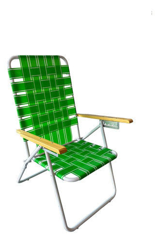 Sillon Reposera De Playa Camping 5 Posiciones Cintas