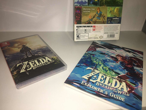 Zelda Breath Of The Wild Explorers Guide Switch E Adicionais (Usado)