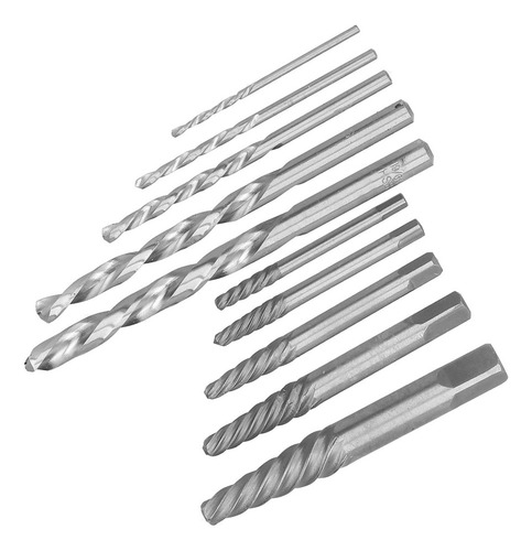 Juego De Brocas Extractoras De Tornillos Para Mano Izquierda