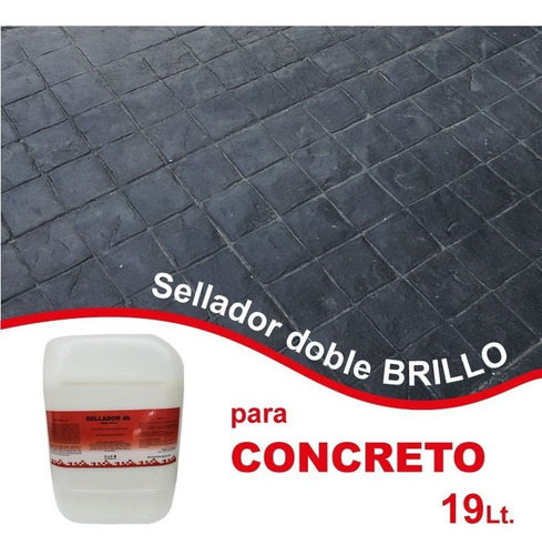 Sellador Pisos De Concreto Estampado, Oxidado, Pulido 19l