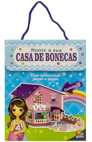 Casinha 3D: Monte a sua casa de bonecas - Brijbasi Art Press Ltd