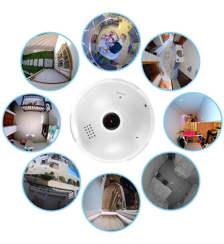 Imagen 7 de 10 de Camara Espia Ip Wifi Mini Seguridad Inalambrica Foco Lampara