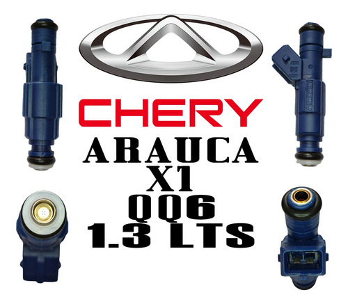 Inyector Gasolina Chery Arauca X1 X1y Qq6 1.3 Lts 