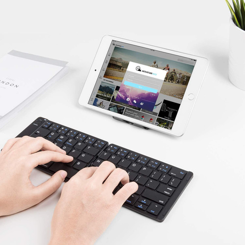 Teclado Samsers, Negro/bluetooth/plegable
