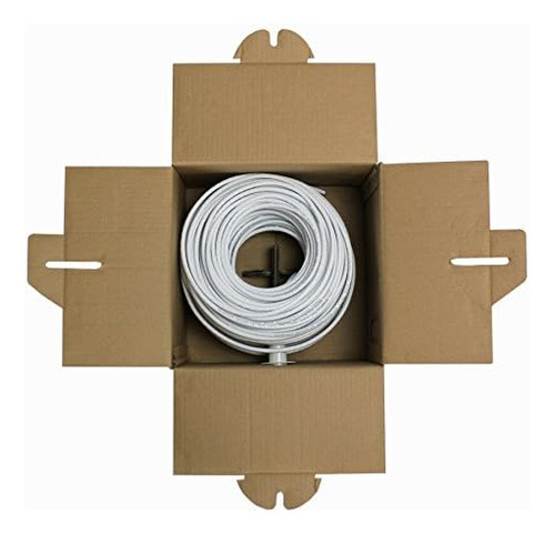 Navepoint Cat5e (cca), 250 Pies, Blanco, Cable Ethernet A 24