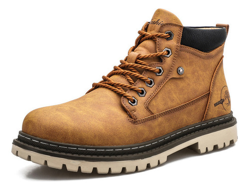 Retro Martin Botas Moda Tendencia Zapatos De Hombre Calidad