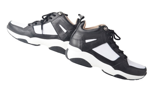 Imagen 8 de 10 de Zapatillas Urbanas Mujer Cuero Cordones - Hera - Ferraro