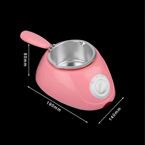 Chocolatera Fondue Rosa Maquina Para Derretir Chocolate Rosa