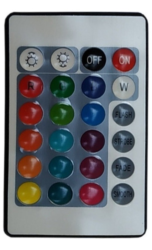 10 Pz Spot Led Rgb Para Piso 3w Con Control Remoto Emp3p