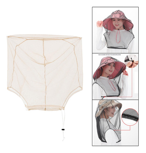 Red De Malla Para La Cara, Cómodo Traje De Para Caqui