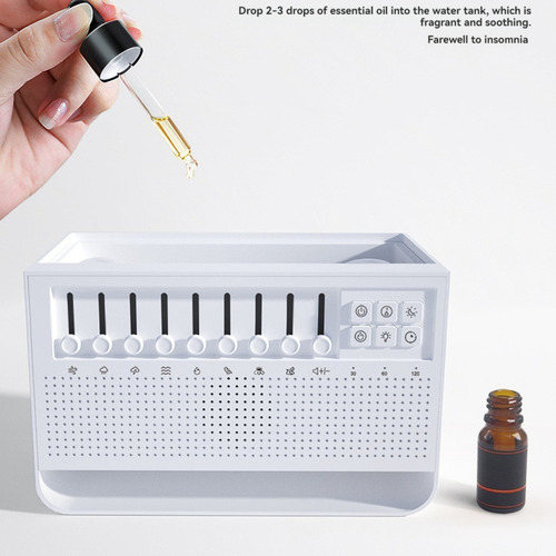 Altavoz Queenly Con 8 Tipos De Ruido Blanco Para Dormir, 200